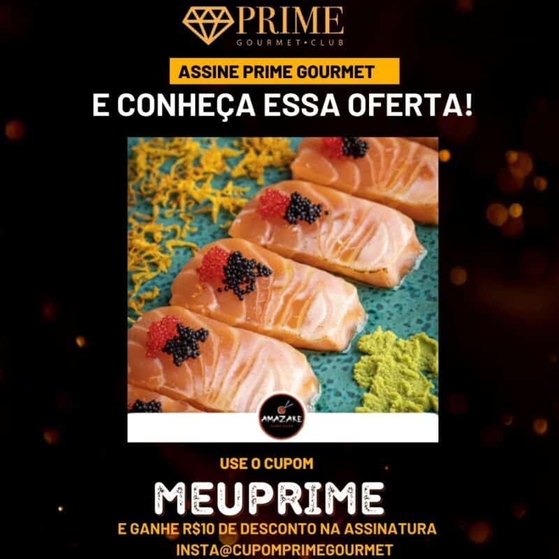 cupom desconto prime gourmet amazake