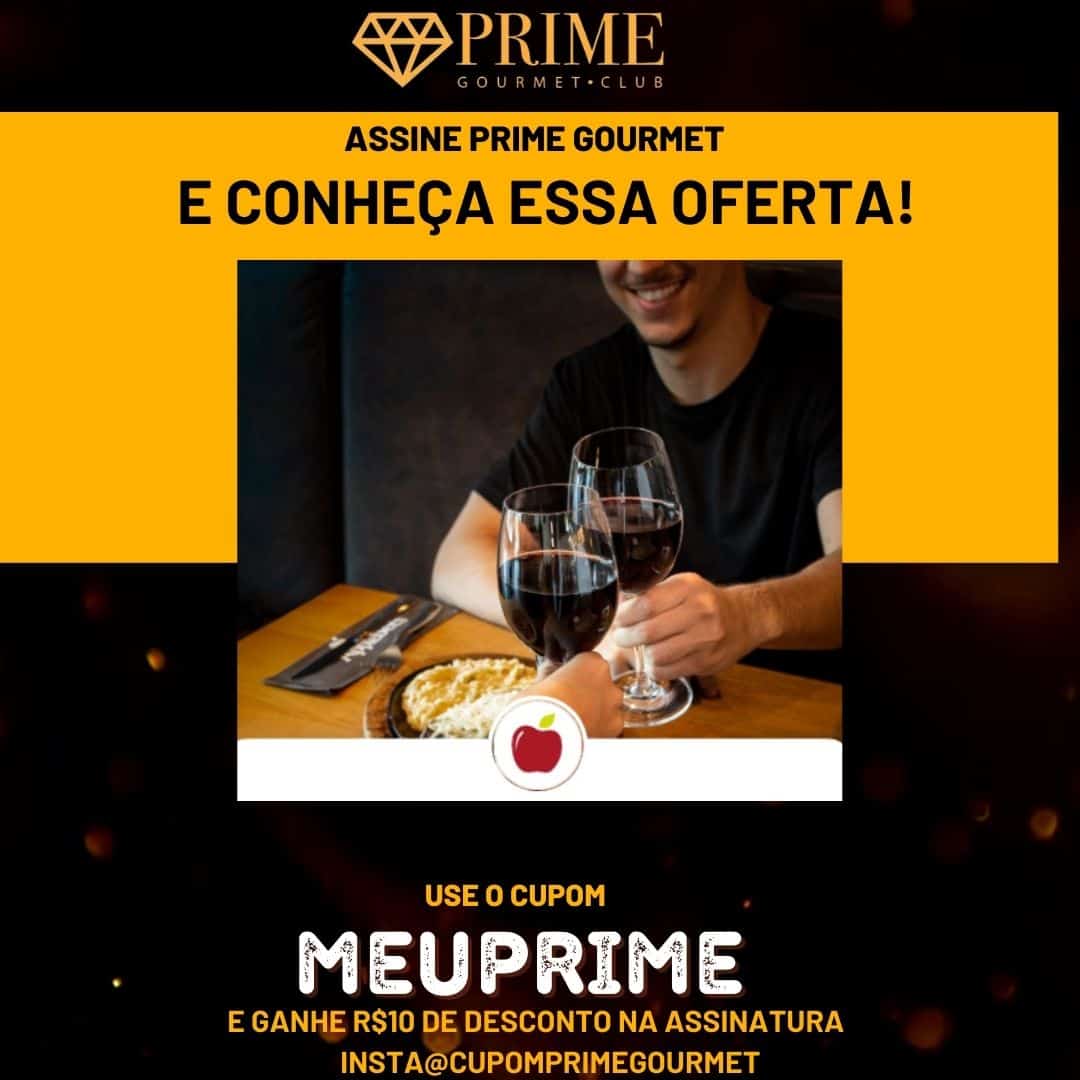 cupom desconto prime gourmet apple