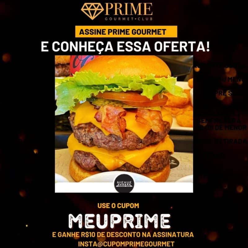 cupom desconto prime gourmet avenue