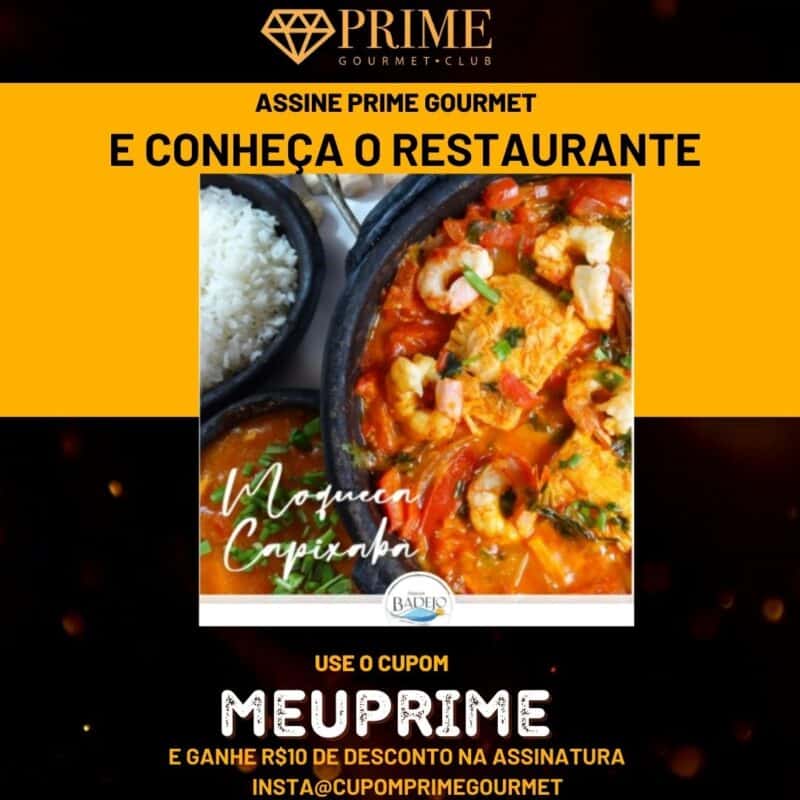 cupom desconto prime gourmet badejo