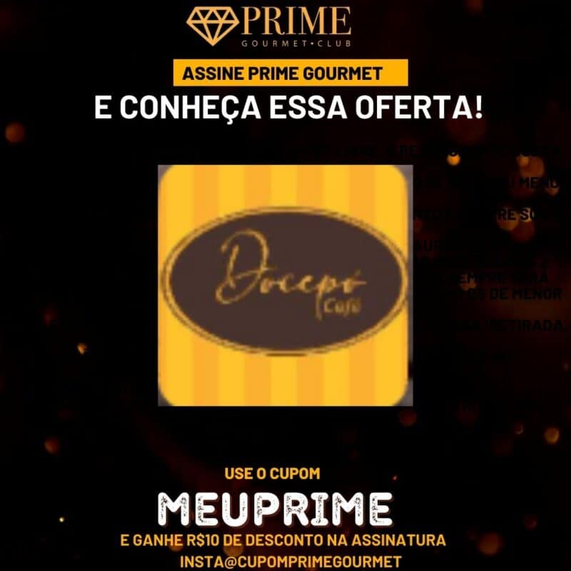 cupom desconto prime gourmet docepo