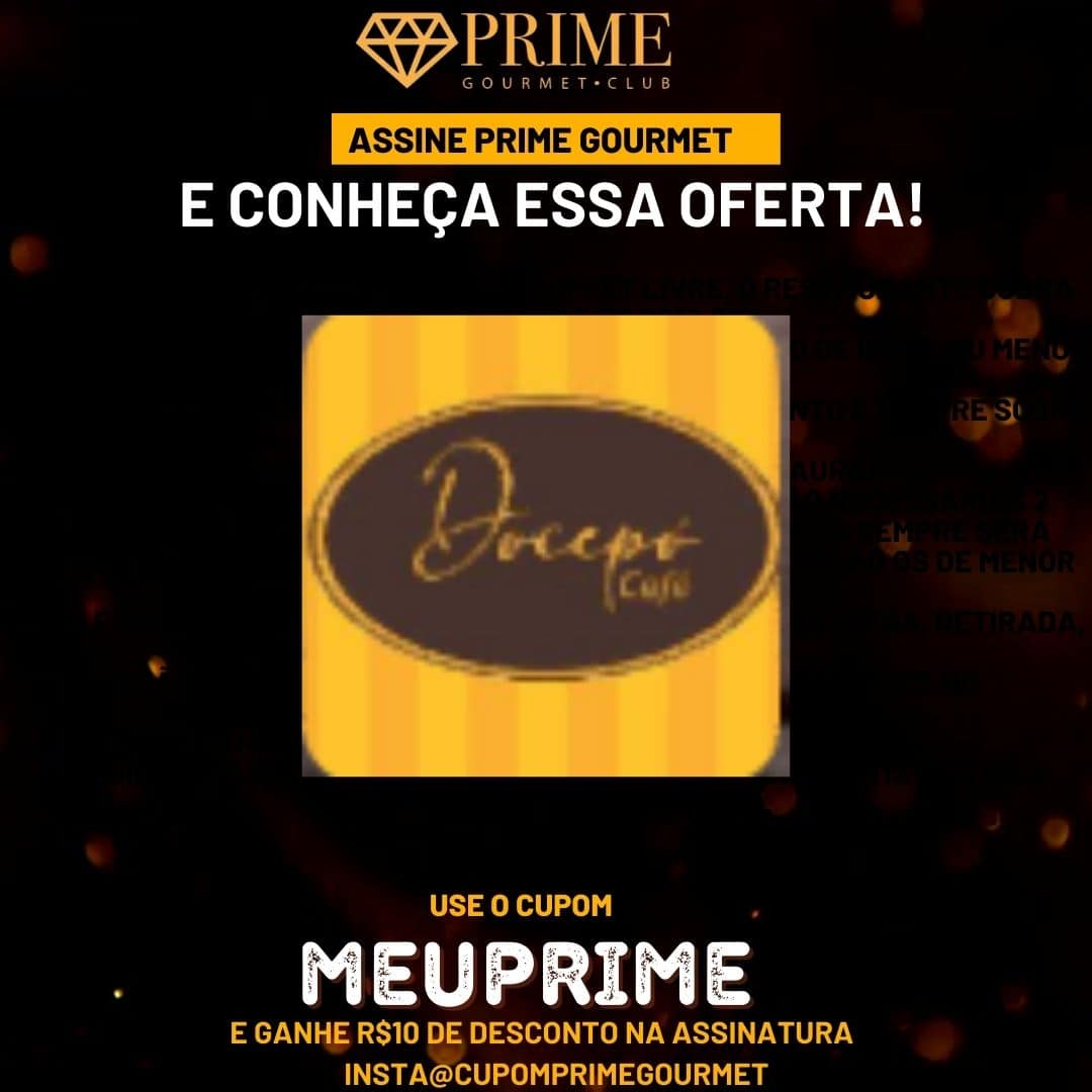 cupom desconto prime gourmet docepo