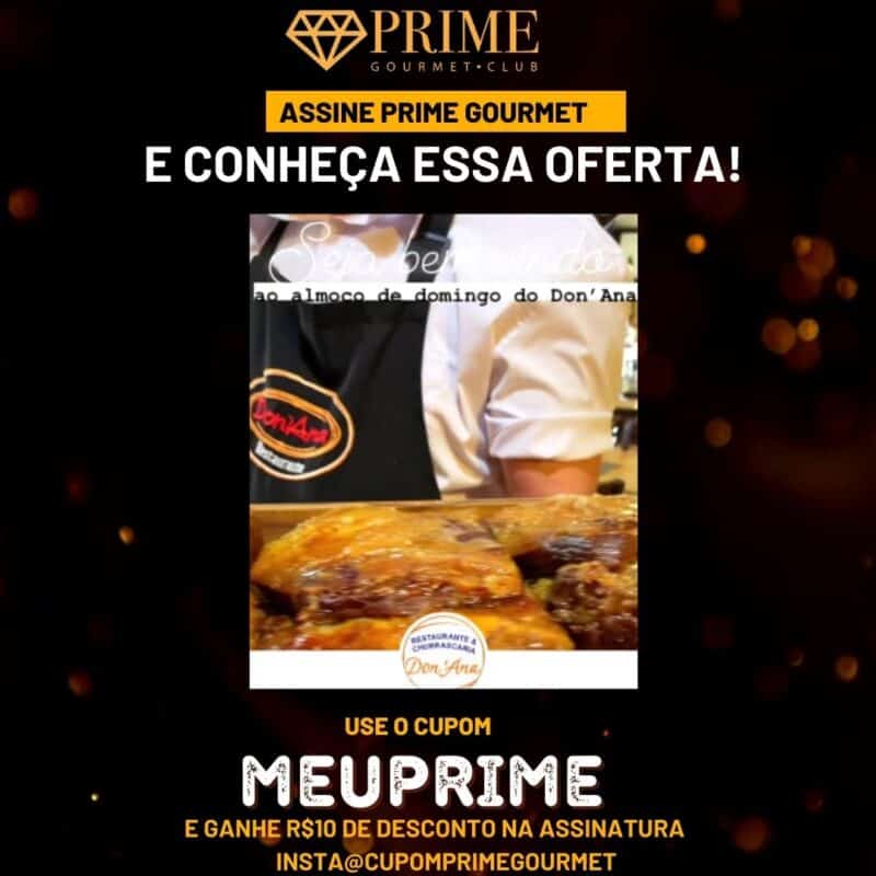 cupom desconto prime gourmet donana