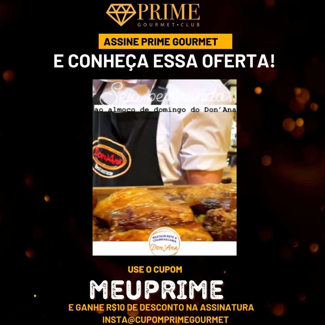 cupom desconto prime gourmet donana