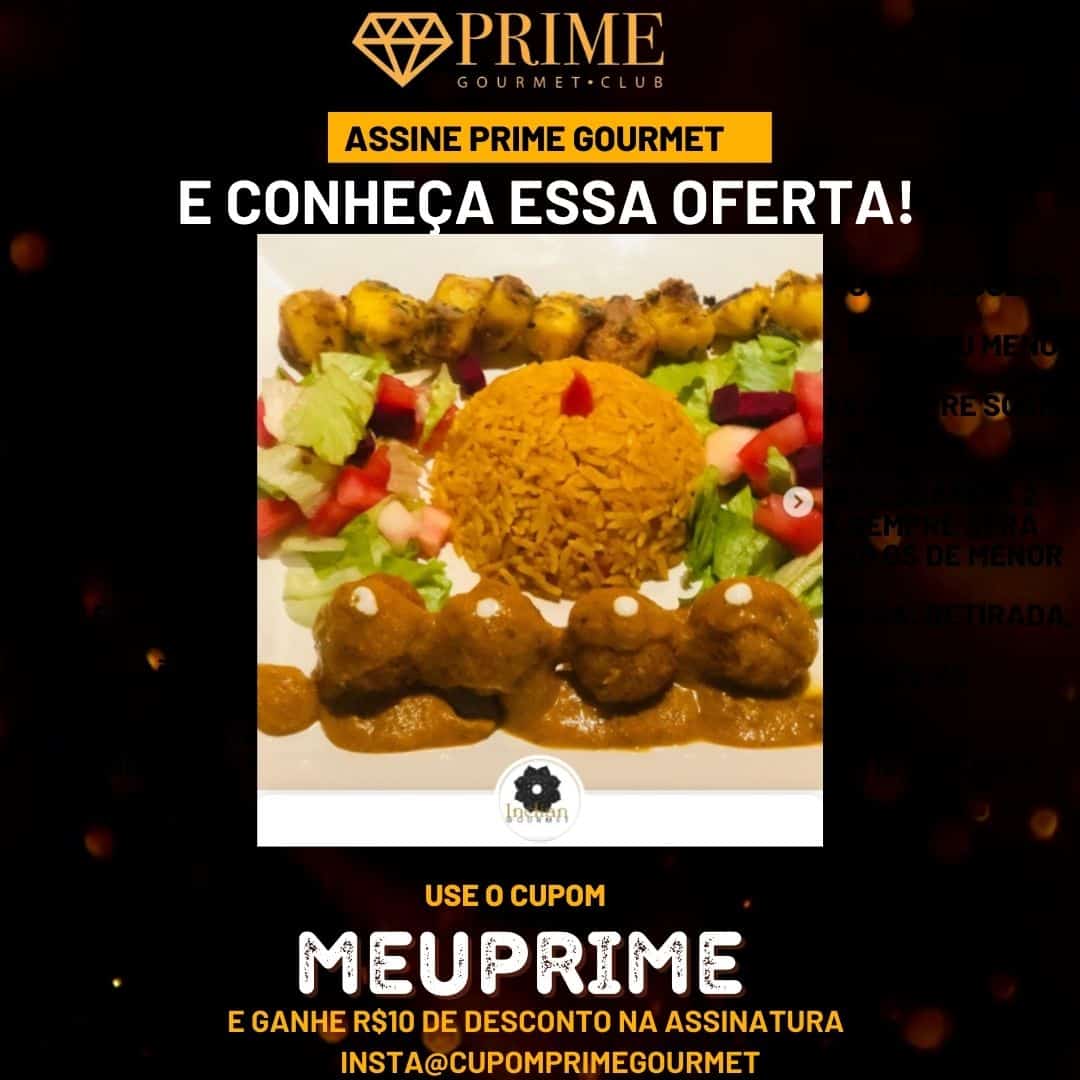 cupom desconto prime gourmet indian