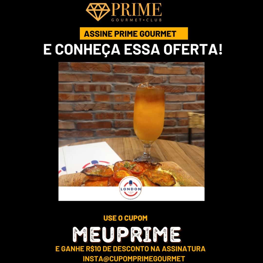 cupom desconto prime gourmet london