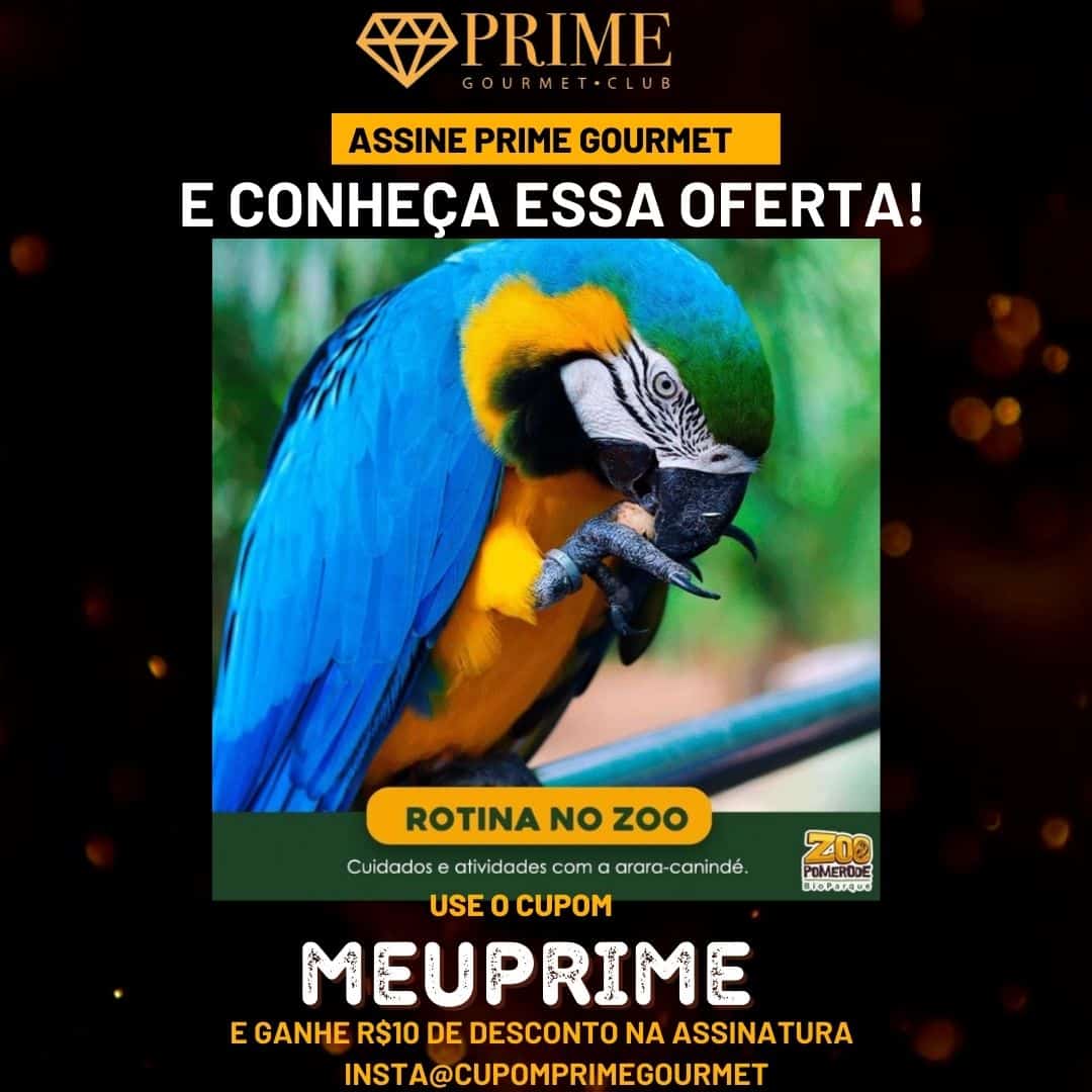 cupom desconto prime gourmet zoopomerode