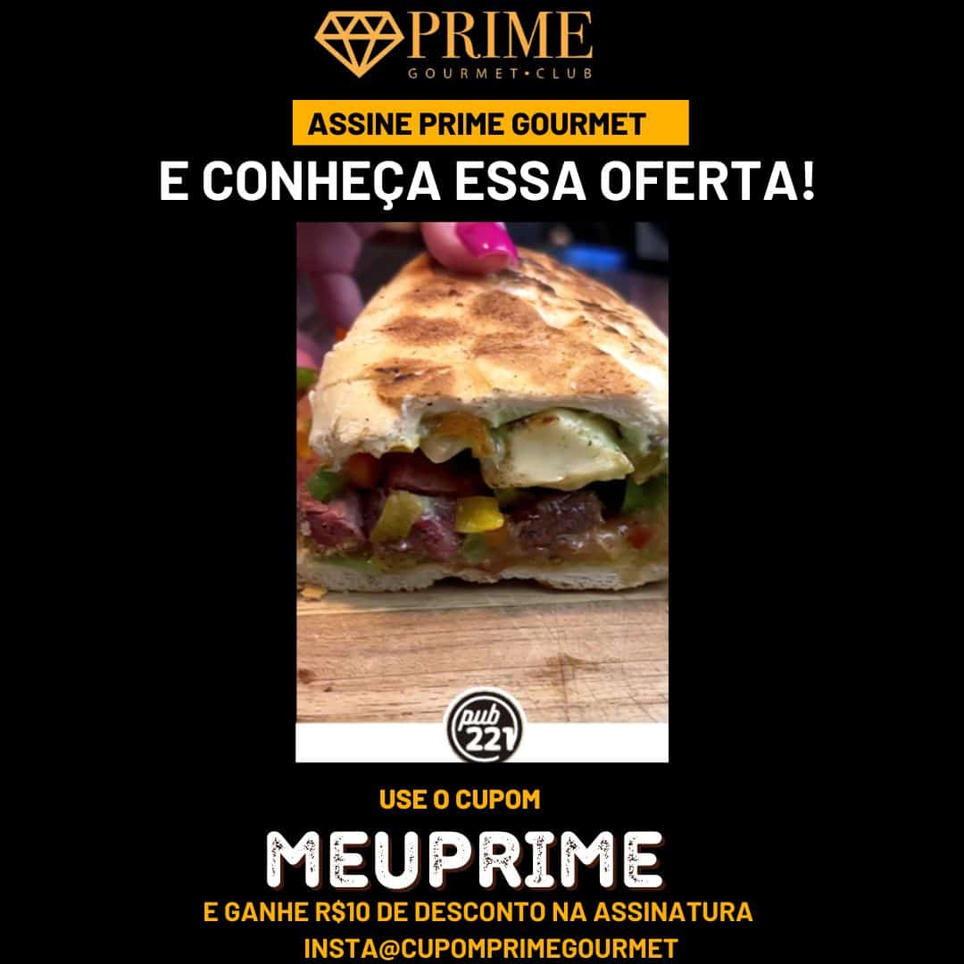 cupom desconto prime gourmet pub221