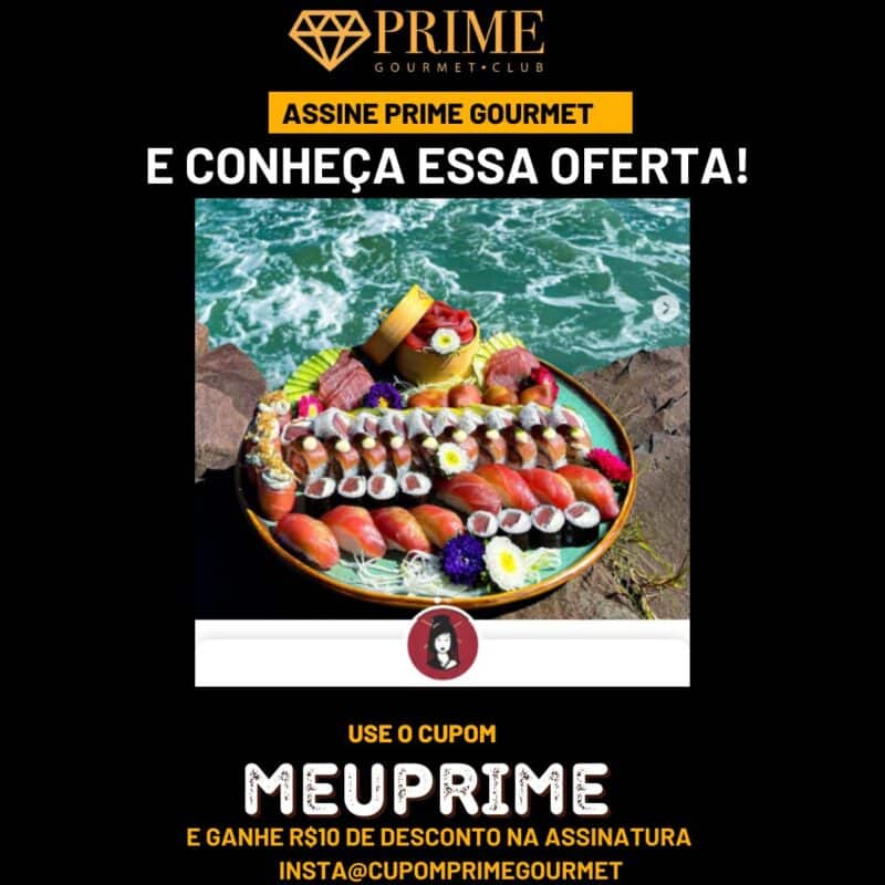 cupom desconto prime gourmet agueixa