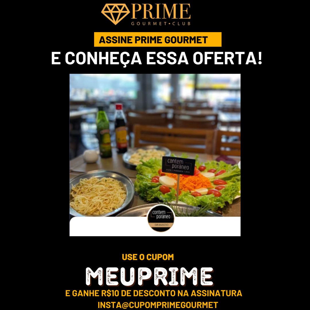 cupom desconto prime gourmet contemporaneo
