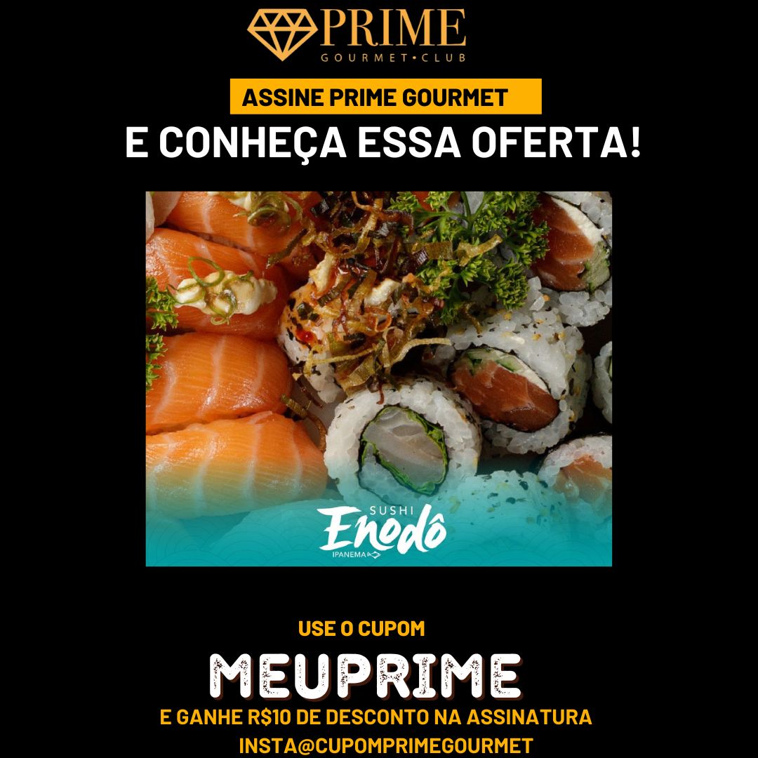 cupom desconto prime gourmet enodo