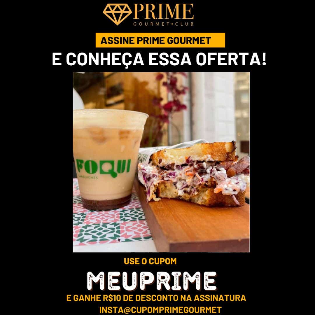 cupom desconto prime gourmet foqui