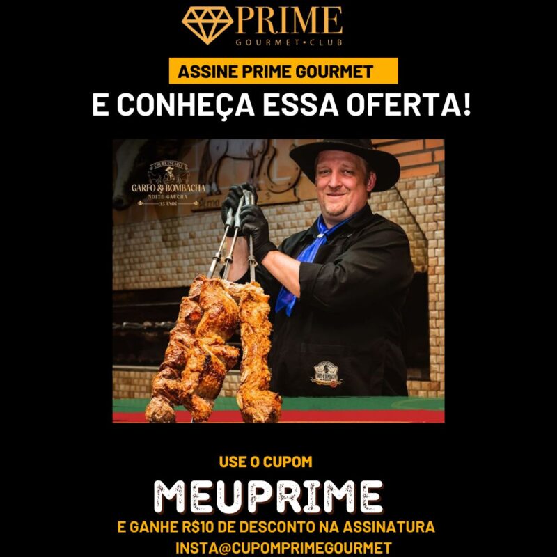 cupom desconto prime gourmet garfoebombacha
