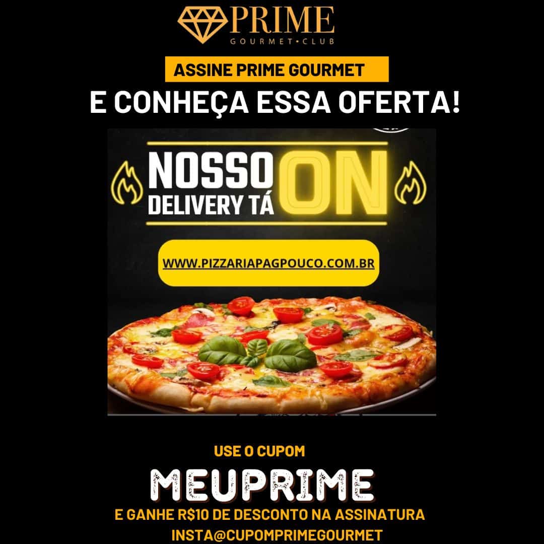 cupom desconto prime gourmet pag