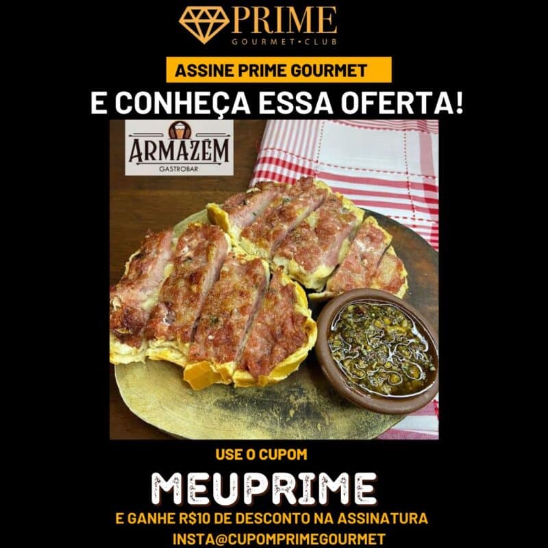 cupom desconto prime gourmet armazem