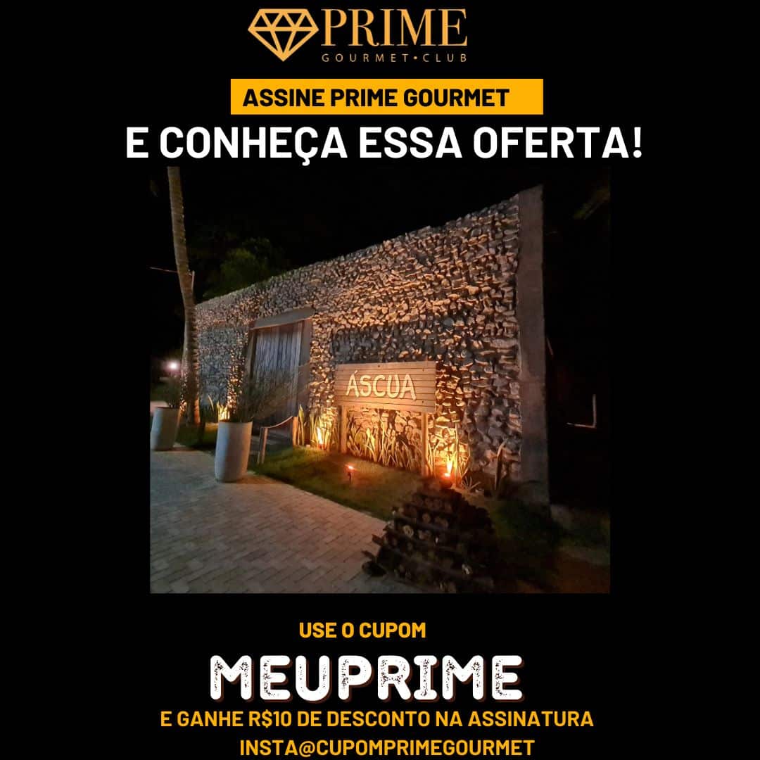 cupom desconto prime gourmet ascua