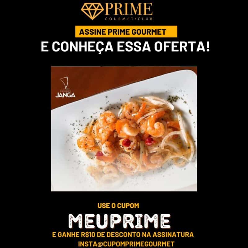 cupom desconto prime gourmet janga