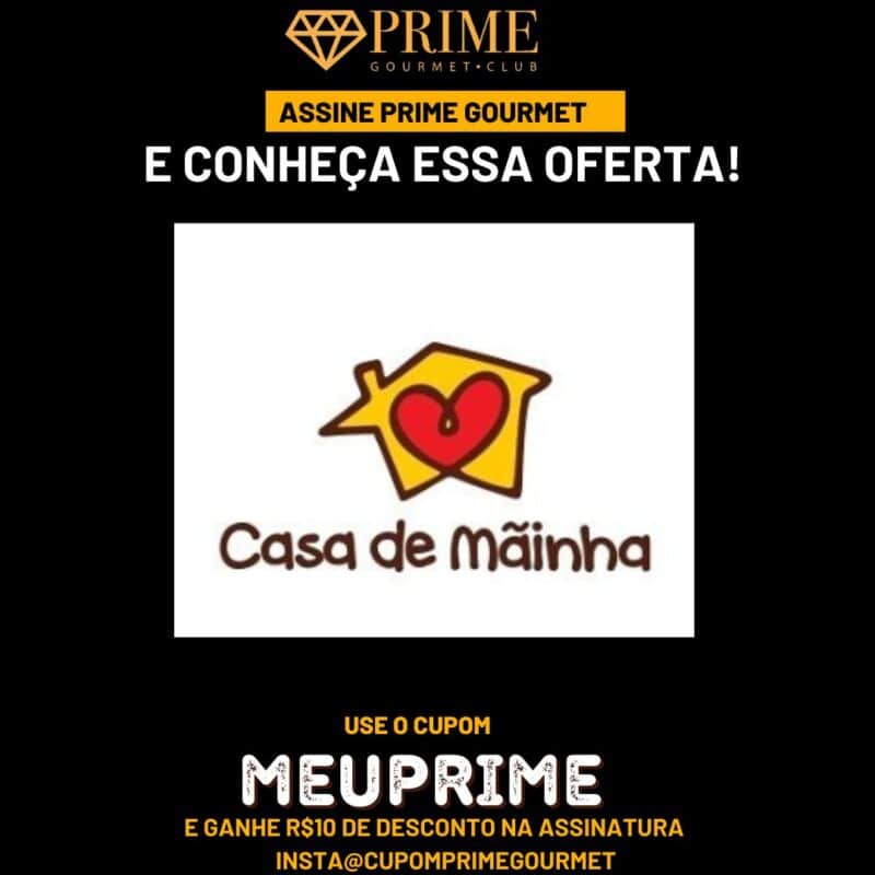 cupom desconto prime gourmet mainha
