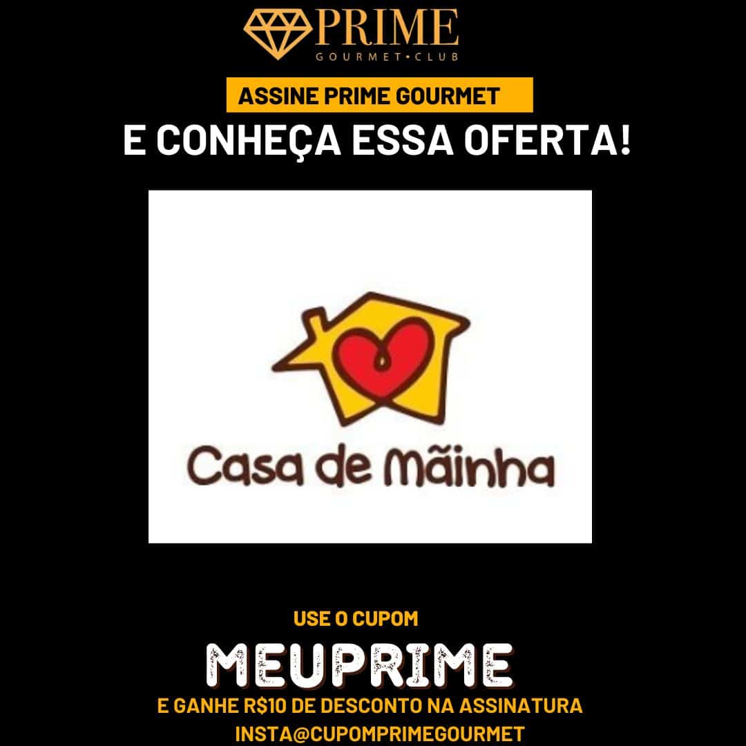 cupom desconto prime gourmet mainha