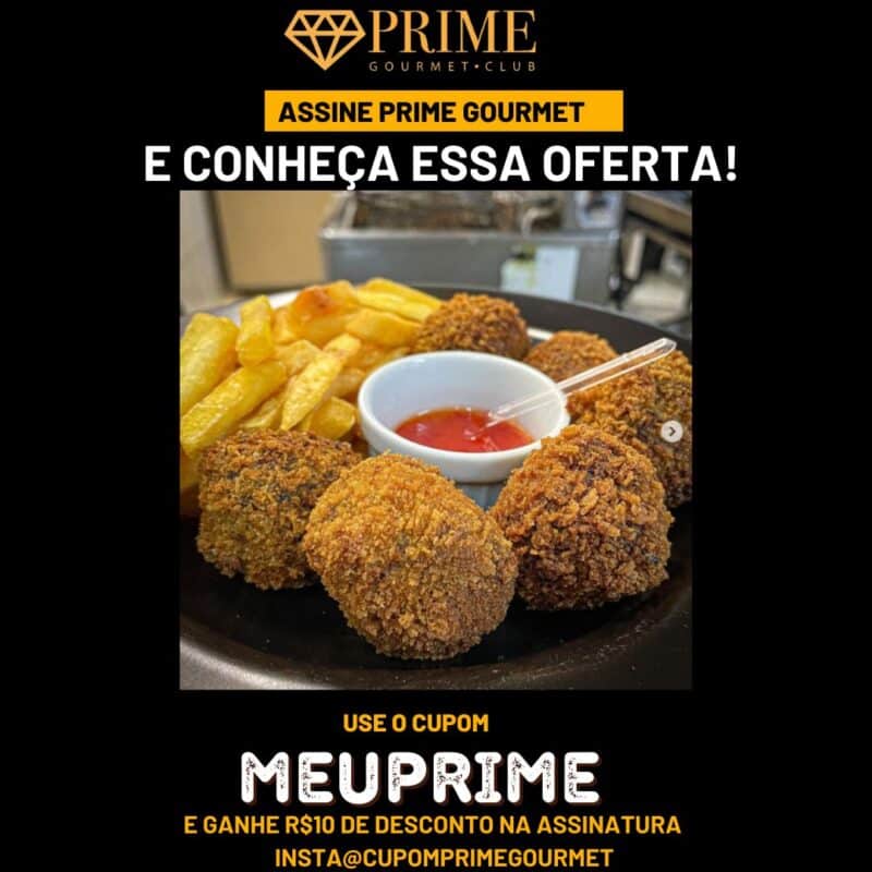 cupom desconto prime gourmet maniba