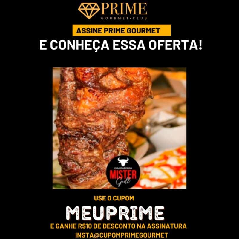 cupom desconto prime gourmet mister