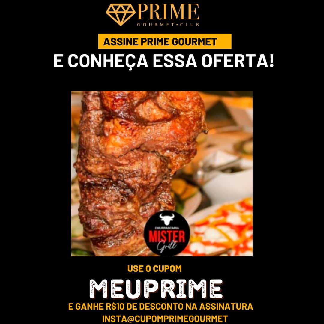 cupom desconto prime gourmet mister