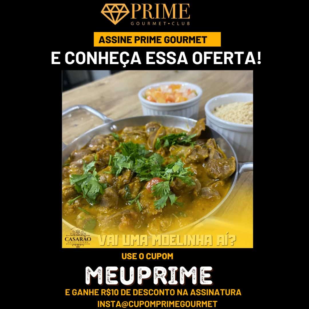 cupom desconto prime gourmet ocasarao