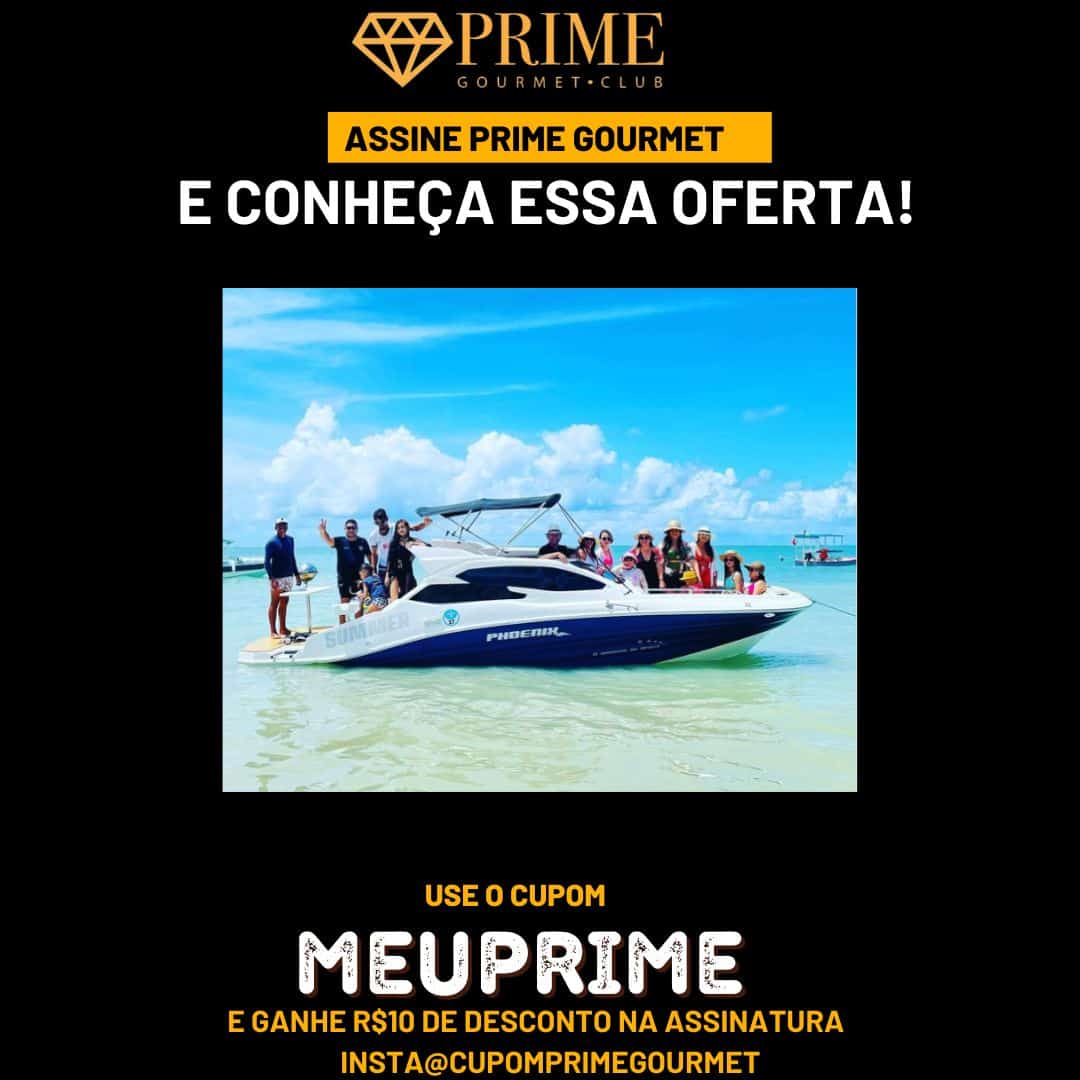 cupom desconto prime gourmet passeio