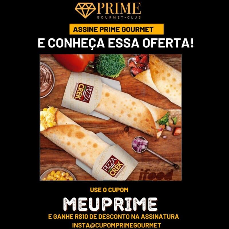 cupom desconto prime gourmet pizzacreck