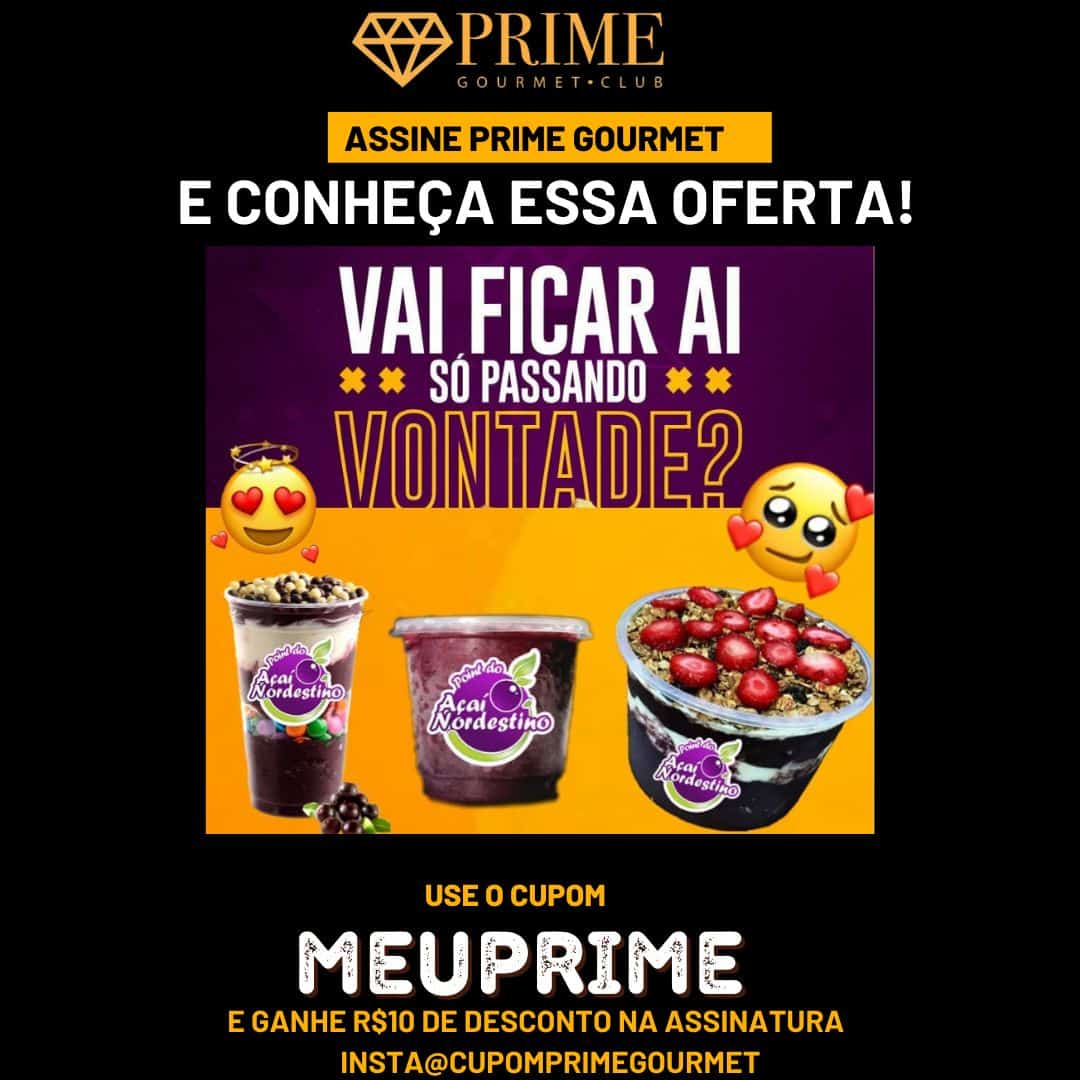 cupom desconto prime gourmet pointdoaçai