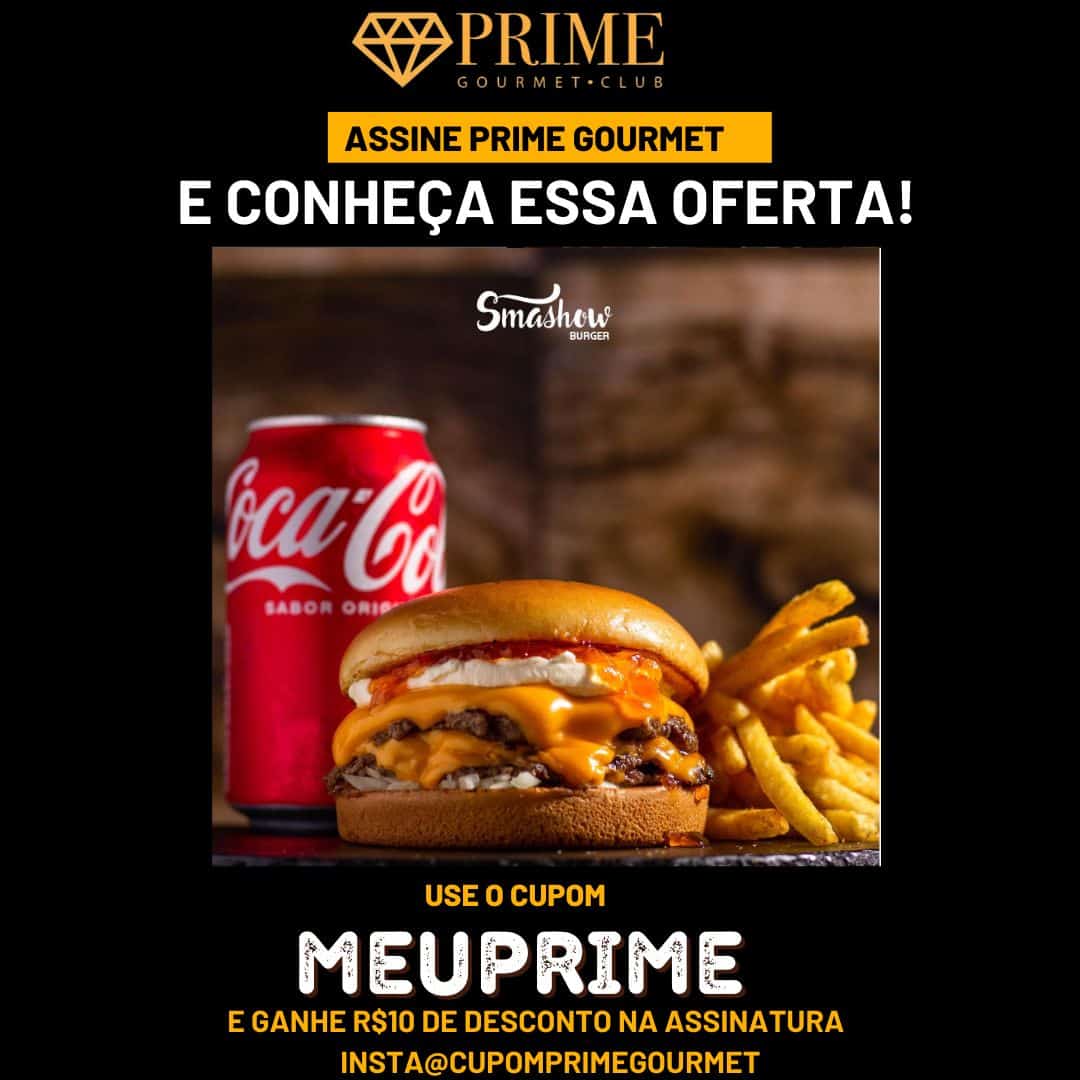 cupom desconto prime gourmet smashow
