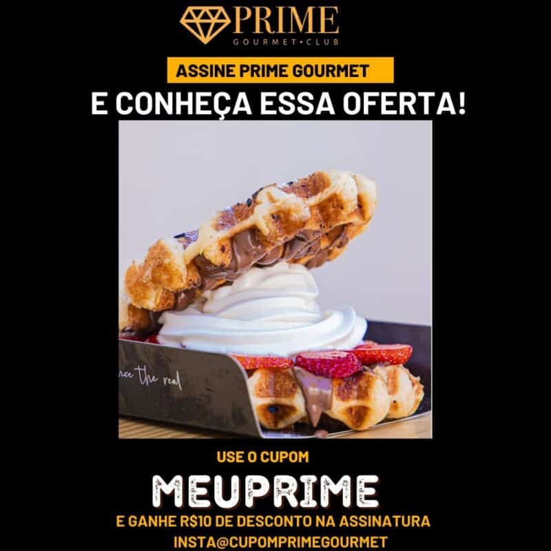 cupom desconto prime gourmet the waffle