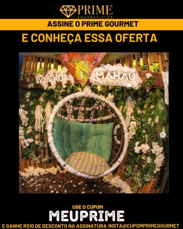 Mahau Prime Gourmet, assinatura de serviço de comida