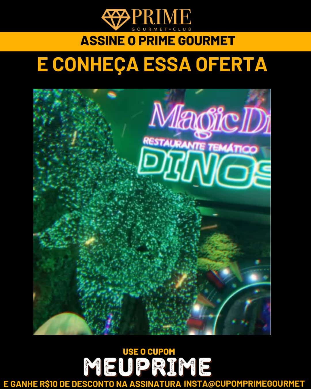 Magic Dining Dinos - Prime Gourmet SÃO PAULO