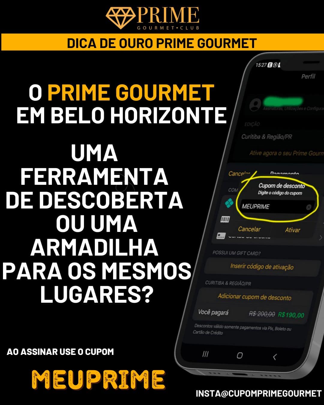 Imagem do Prime Gourmet em Belo Horizonte