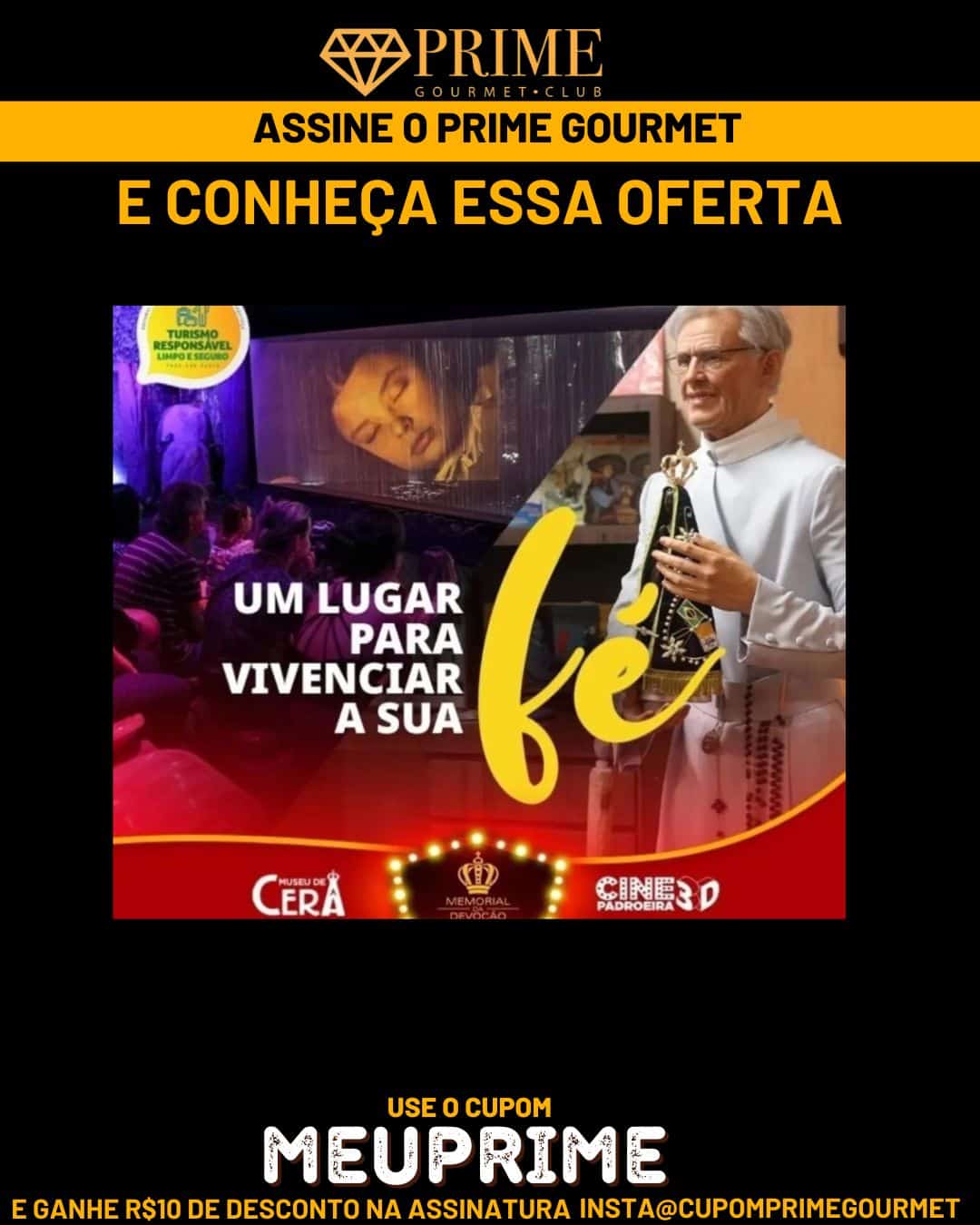 Museu de cera assinado pelo Prime Gourmet