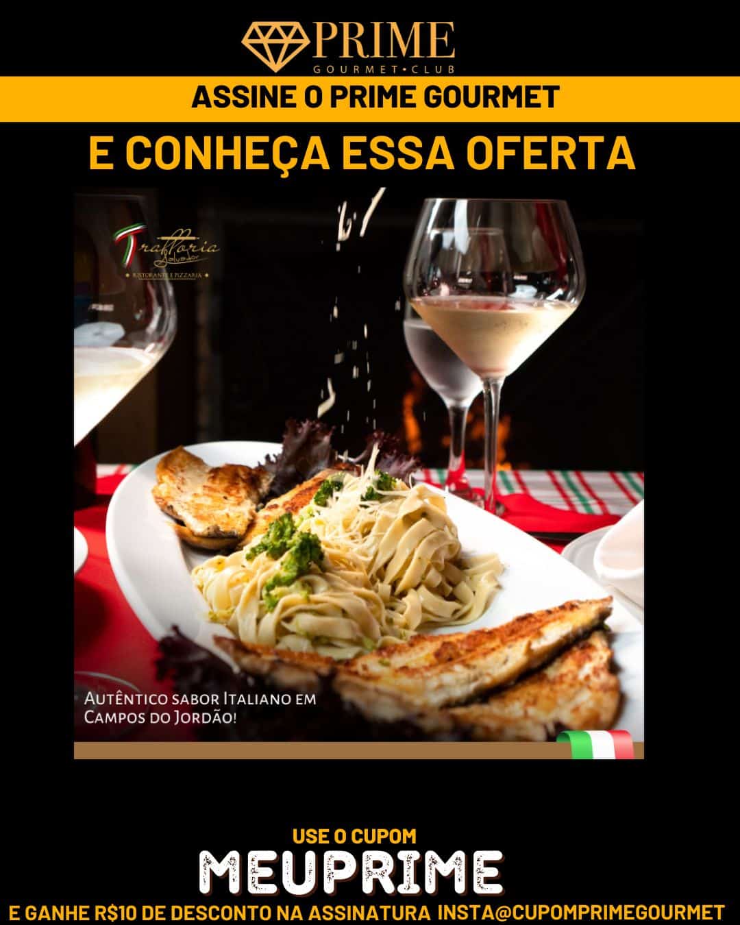 Prime Gourmet Campos do Jordão -Restaurante Trattoria Salvador