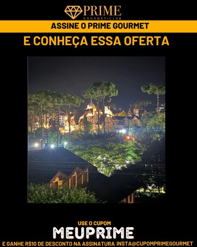 Sonho meu, assine o Prime Gourmet anunciado na imagem