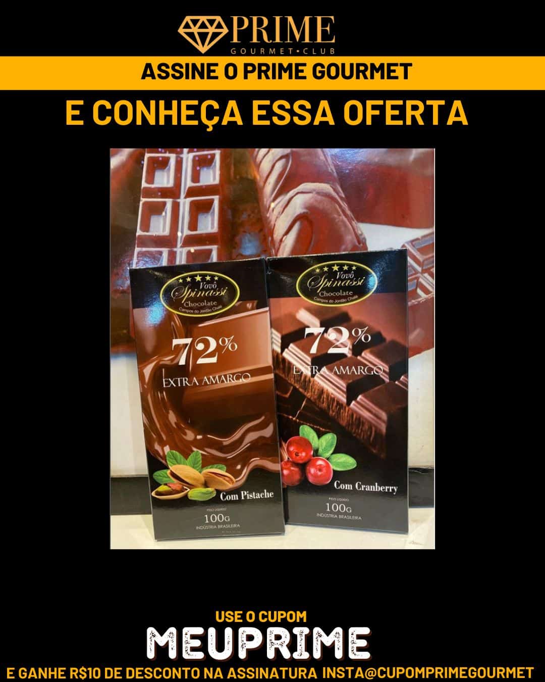 Imagem promocional Assine o Prime Gourmet Spinassi