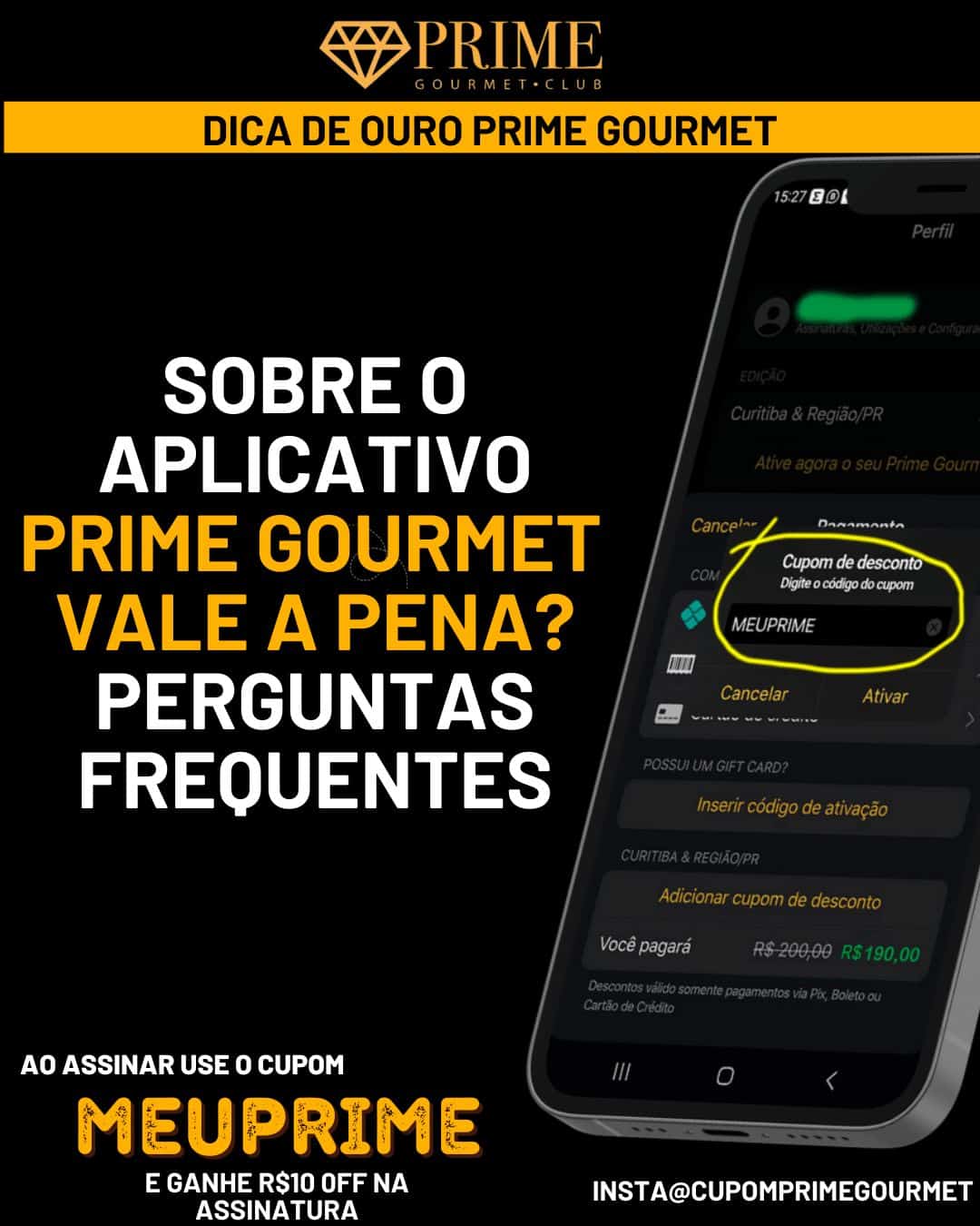 Tudo sobre o Aplicativo Prime Gourmet em Vinhedos, Vale a pena? Perguntas Frequentes