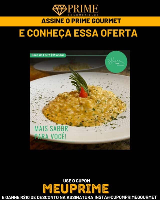Imagem promocional do Alecrim Prime Gourmet Club