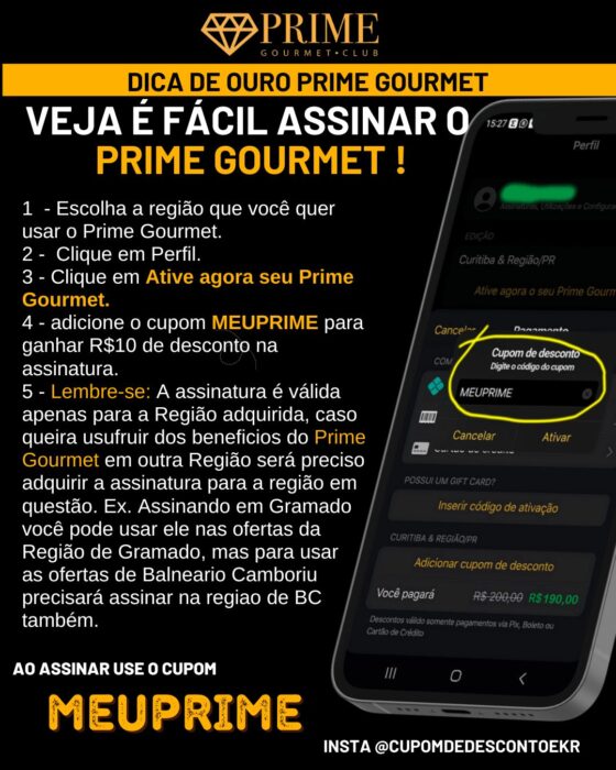 Assinar Prime Gourmet Club 5.0
