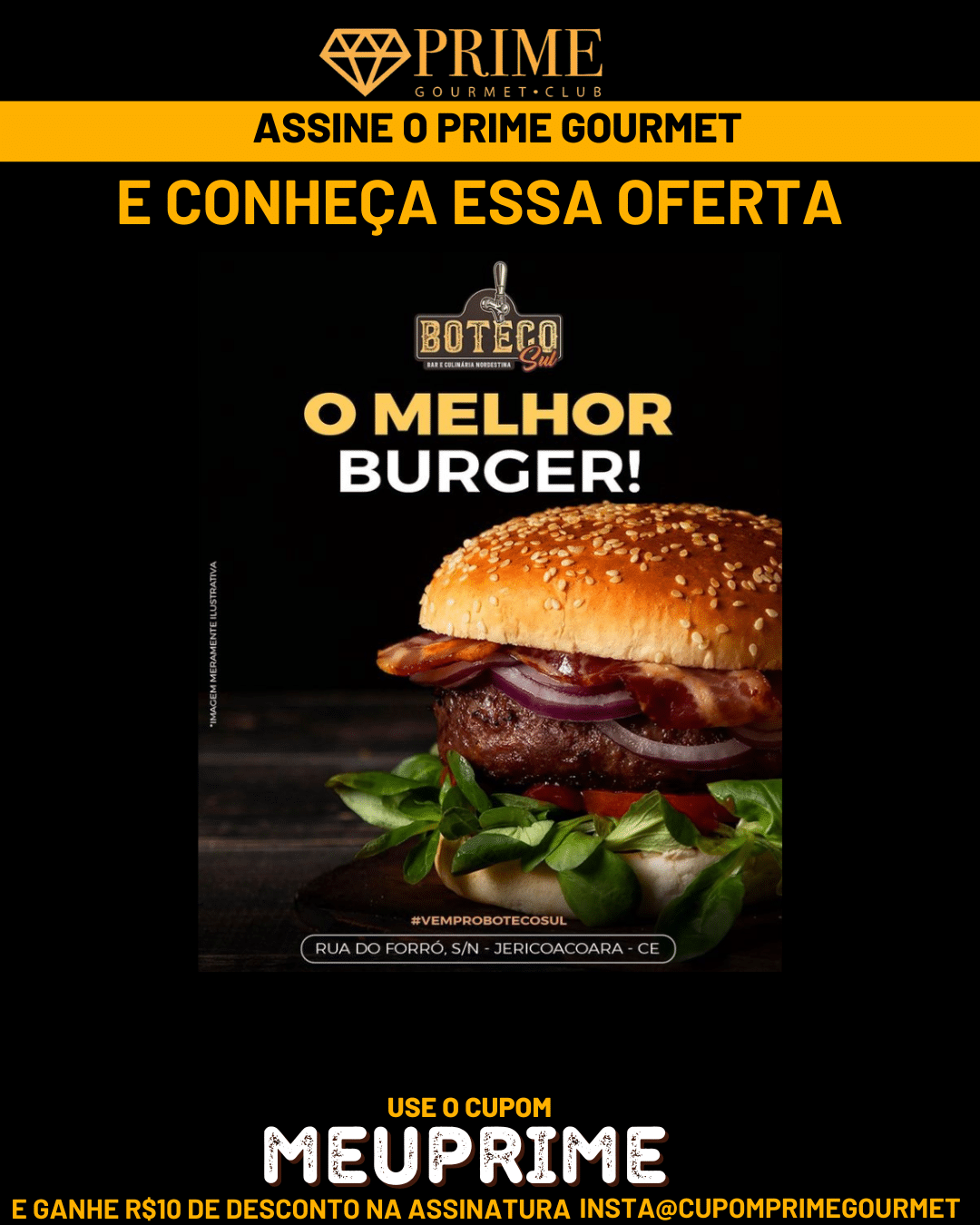 Imagem promocional Prime Gourmet do Boteco Sul