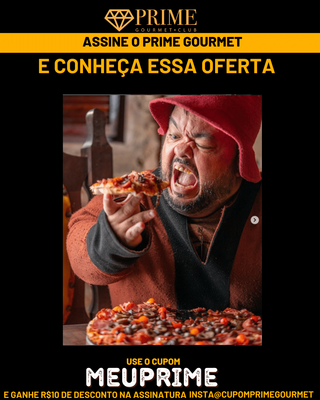 Clique para assinar o Prime Gourmet no site da EKR