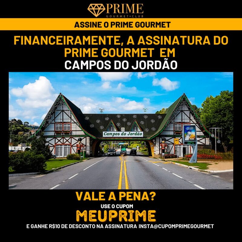 Portal turístico de Campos do Jordão, divulgação Prime Gourmet.
