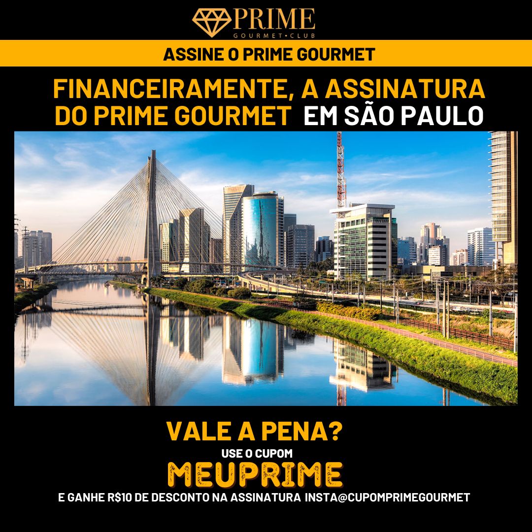 Clube gastronômico Prime Gourmet São Paulo.
