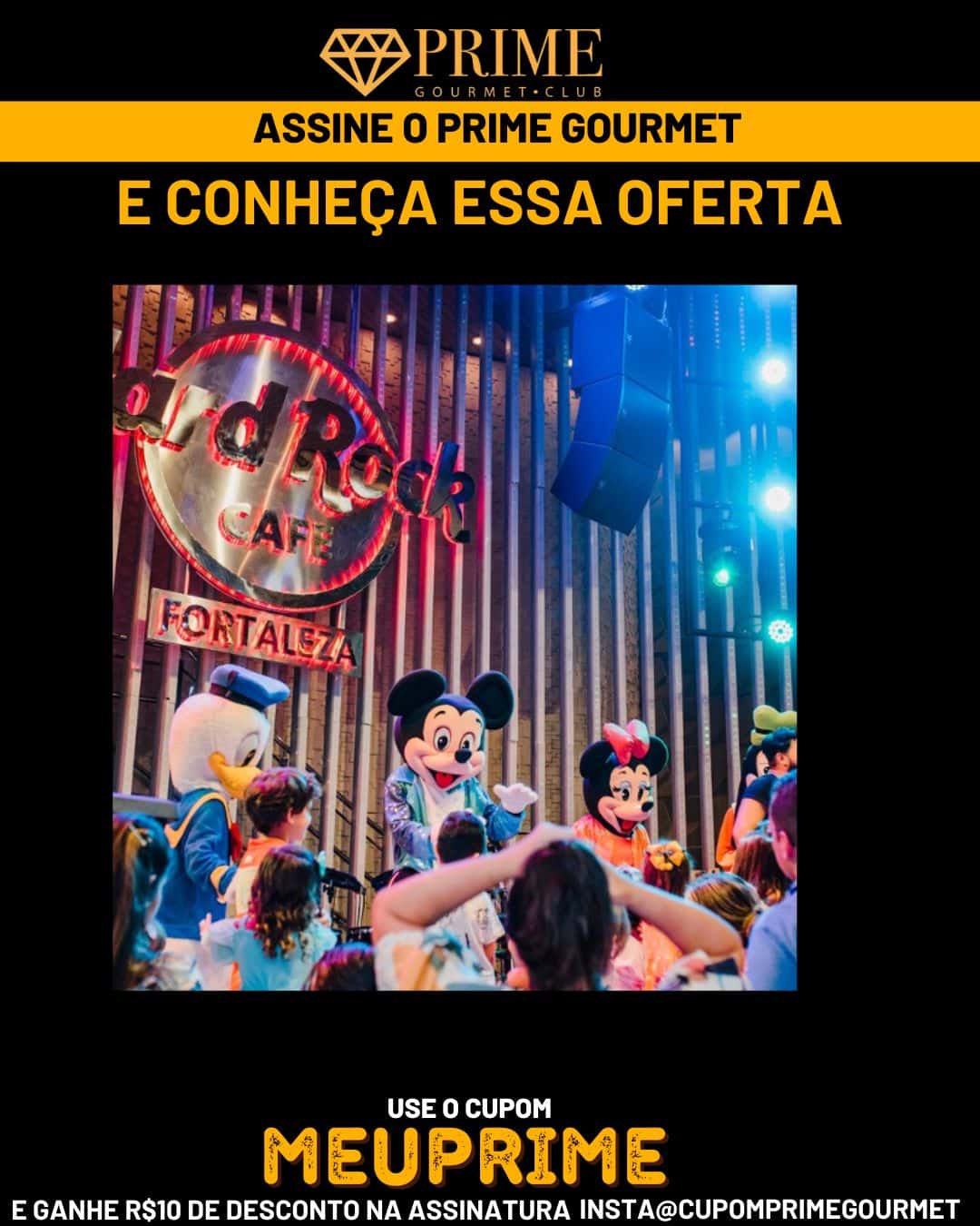 Cupom MeuPrime no Hard Rock Fortaleza Prime Gourmet Club