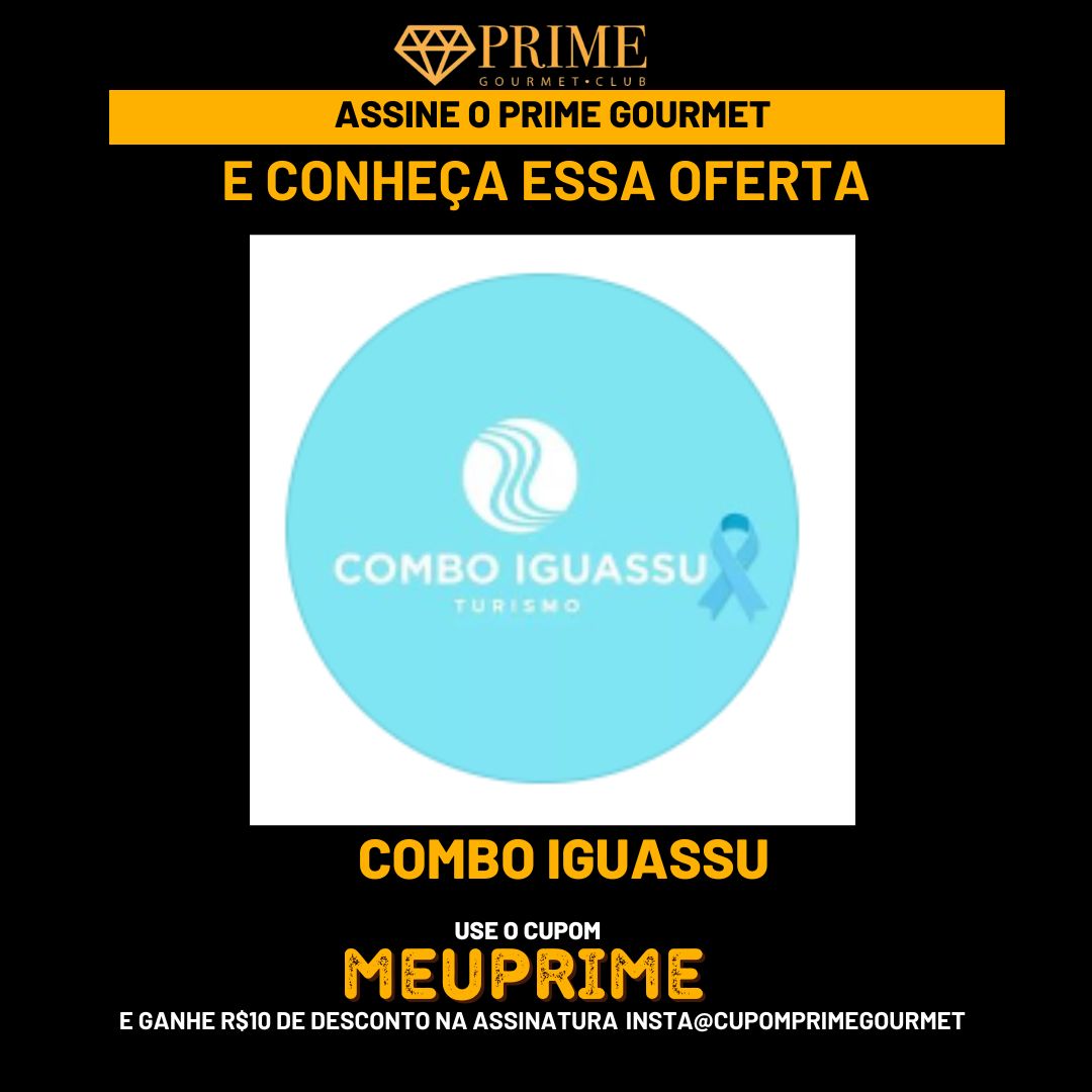Cupom de desconto Prime Gourmet Club Foz do Iguaçu