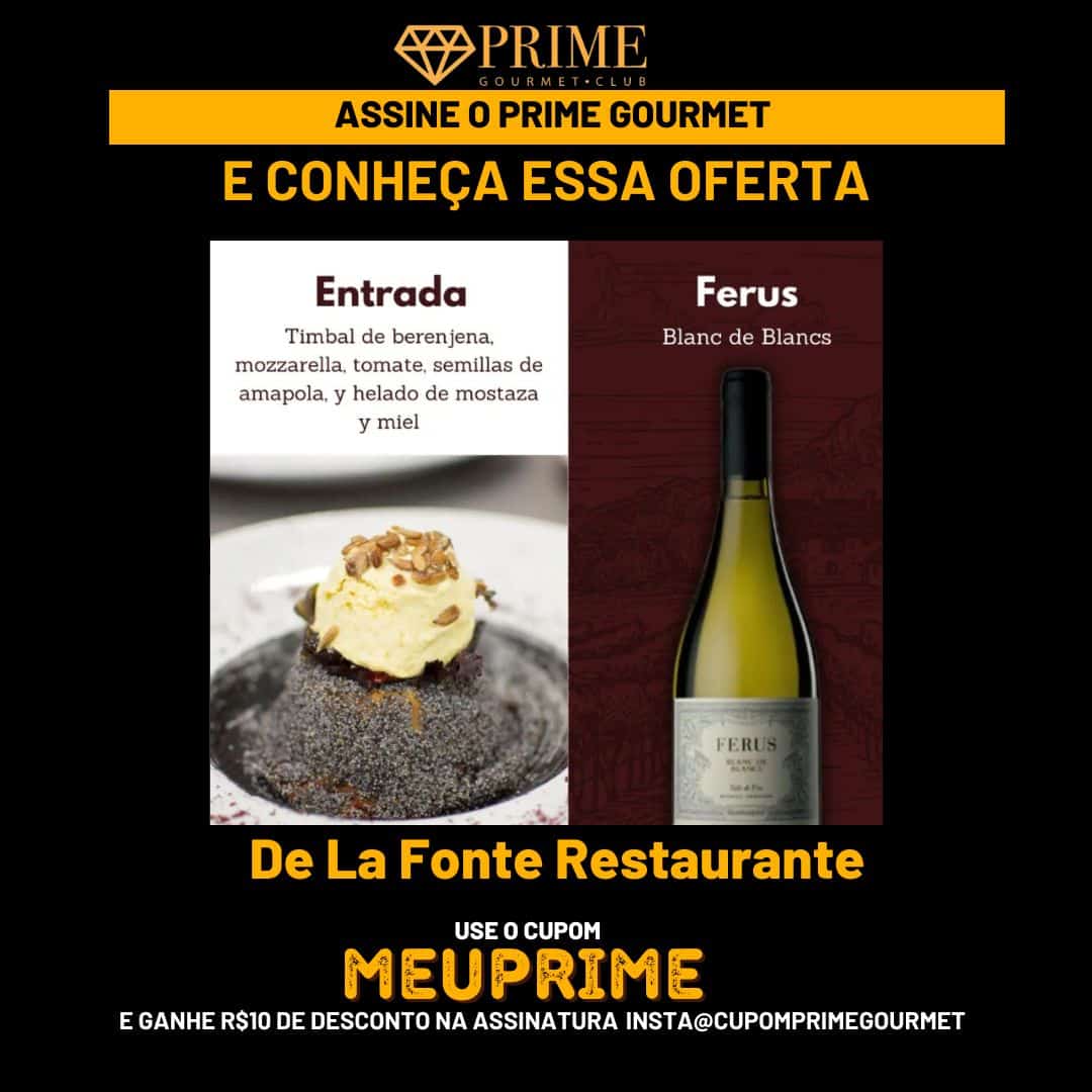 Cupom de desconto Prime Gourmet Club Foz do Iguaçu
