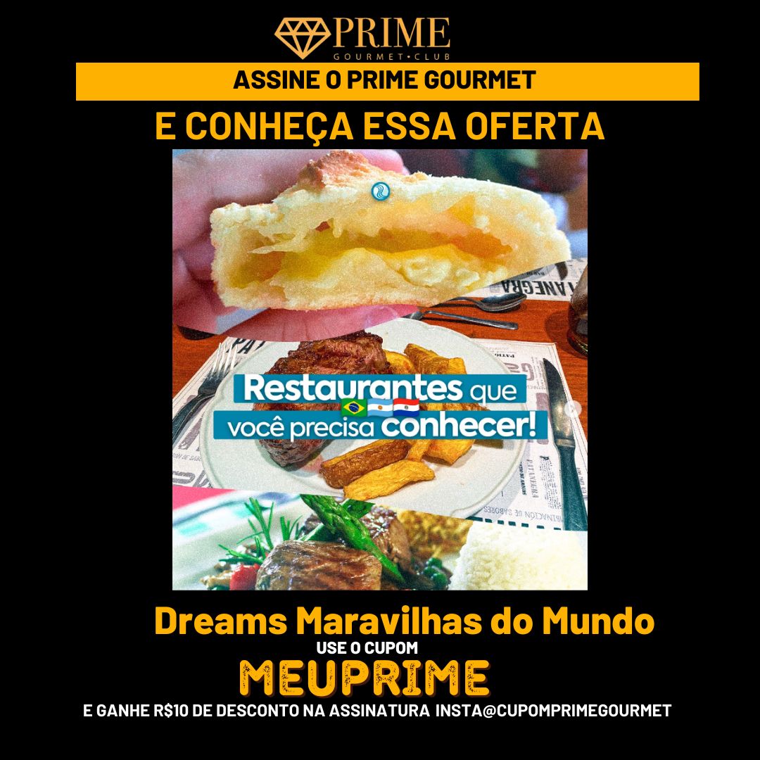 Cupom de desconto Prime Gourmet Club Foz do Iguaçu